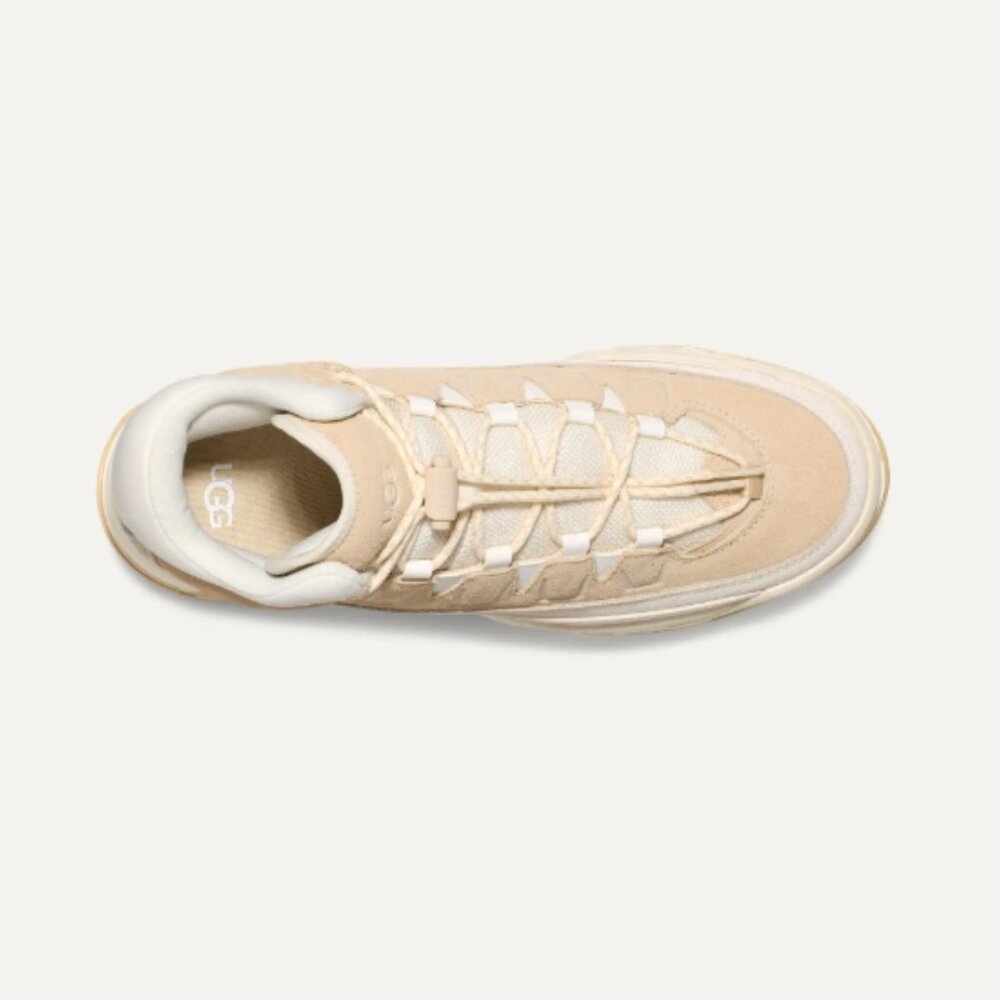NEW UGG Suede Captrail High Top Platform Sneakers for women  Light Beige 7255j3 - Picture 6 of 10
